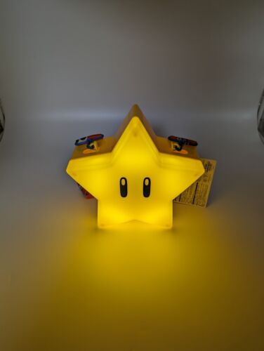 Nintendo World USJ Popcorn Bucket Star Super Mario LED Light  Japan NEW - Afbeelding 1 van 4
