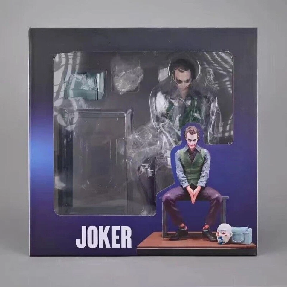 DC Comics Batman Dark Knight Heath Ledger Joker Chair Action Figure Statue Toy - Image 2 of 4