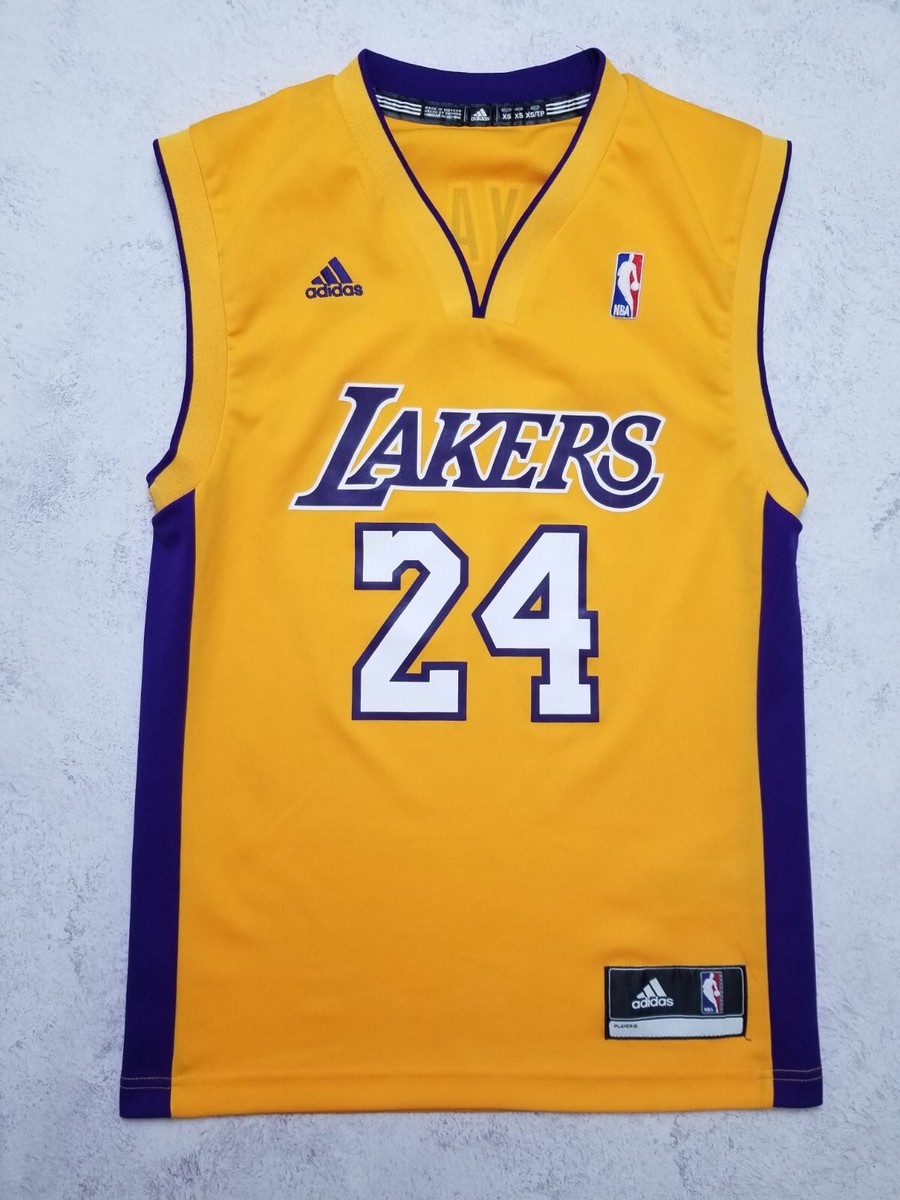 Los Angeles Lakers Kobe Bryant #24 Adidas NBA Jersey Sz XS