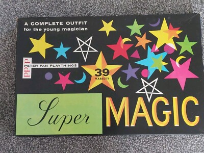 PETER PAN PLAYTHINGS SUPER MAGIC YOUNG MAGICIAN SET..plus ANDERE ZAUBERTRICKS 