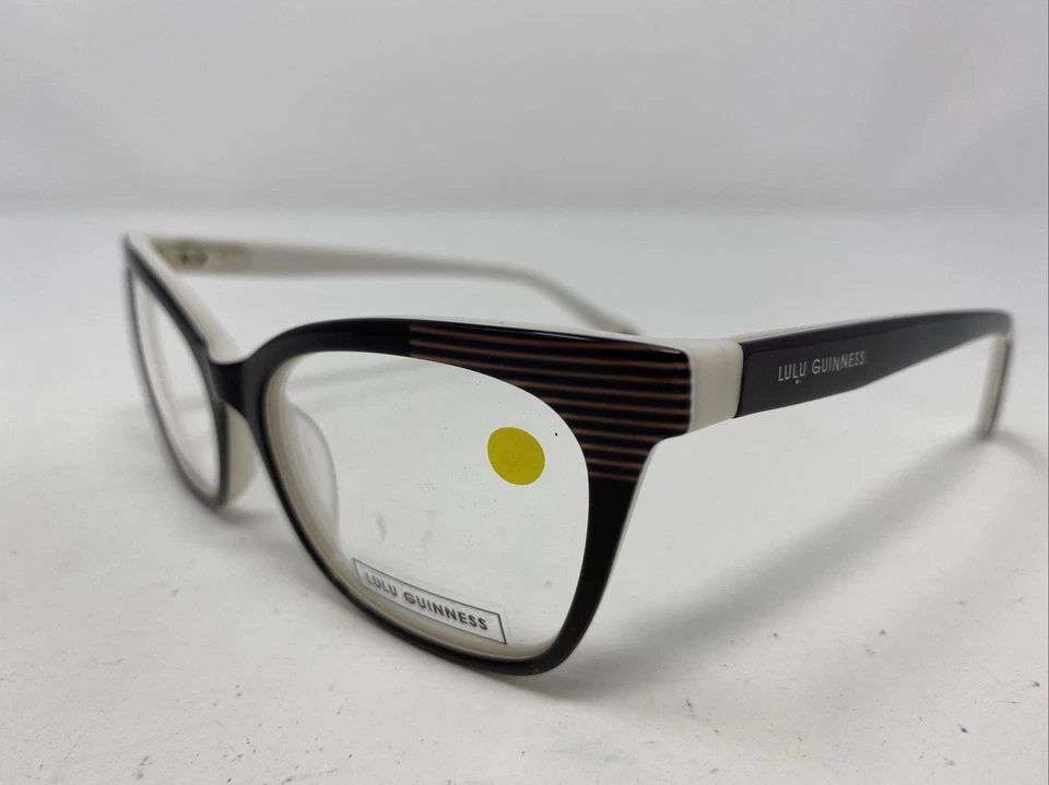 Marco de gafas de borde completo negro Lulu Guinness L898 BLK 51-16-135 B:38 XO98 Foto 2 de 4