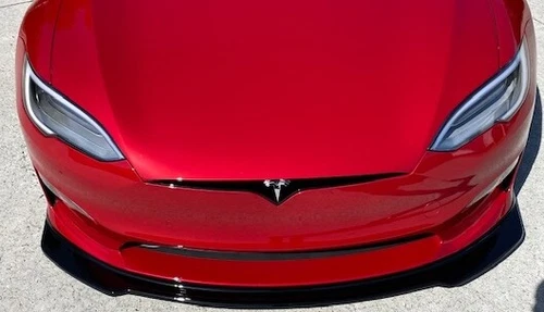 B.P.W. 2021-2022 Tesla S Plaid and LR GT3 Front Splitter (Gelcoat Finish) 