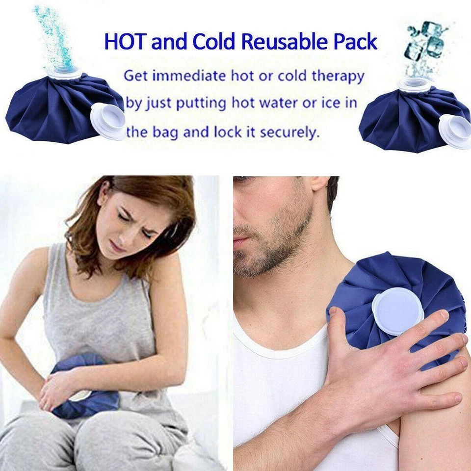 Pain Relief Hot & Cold Therapy Reusable Ice Bag Pack Wrap For Knee Shoulder Back - Image 2 of 4