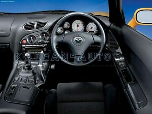 Details About Carbon Fiber Rhd Radio Surround Cover Interior For Mazda Rx 7 Rx7 Fd3s