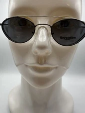 New Vintage Revolution Eyewear With Sun Shade RE064 Pewter Amber 45 21 135
