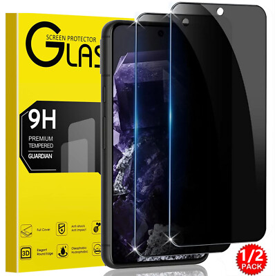2X Anti-Spy Privacy Screen Protector Tempered Glass For Google Pixel 10 Pro XL 9