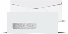 10 Window Envelope w/ Black Security Tint , 24 White 4 1/8 x 9 1/2 , 50 Qty