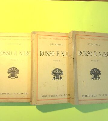 ROT UND SCHWARZ 3 VOL STENDHAL VALLECCHI 1931