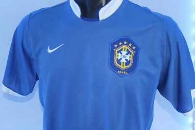 Brasil Jersey Team Authentic Nike Size L 2006 #10 RONALDINHO WORLD