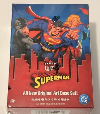 2025 Upper Deck Fleer Ultra Superman Factory Sealed Blaster Box!