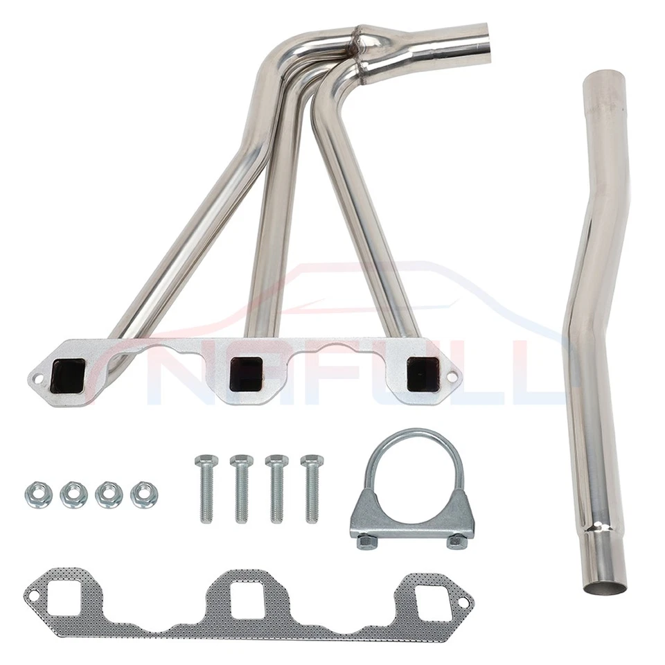 Cabezal colector de rendimiento de acero inoxidable 1,8 L L4 para MG MGB 1962 1963-1980 Foto 3 de 4