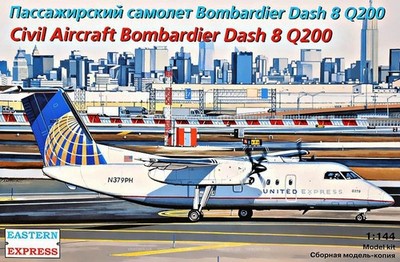 Eastern Express 1/144 Bombardier Dash 8 Q200 United Express / Continental