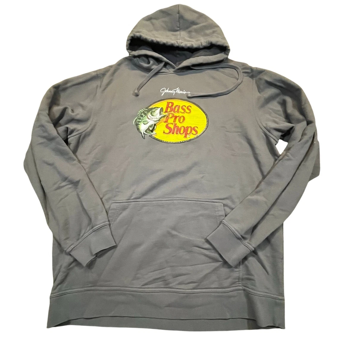 Pull à capuche homme Bass Pro Shops 3XLT vert olive polaire logo en