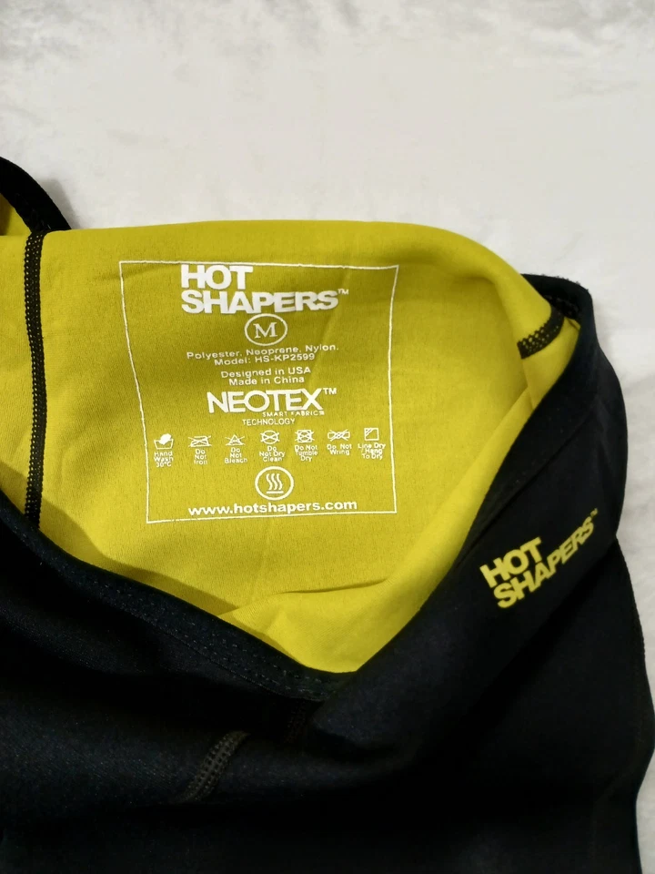 Hot Shapers Women's Black Neotex Capri Pants Size M Neoprene - Image 4 of 4