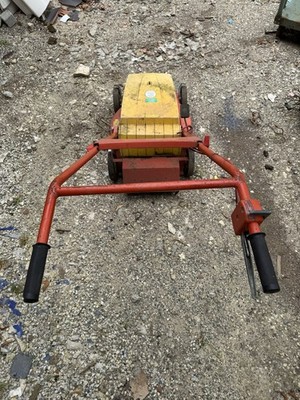 Oldtimer'' Wolf Rotondor Typ PY 52 Rasenmäher Mähdeck