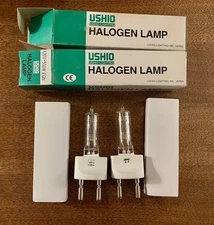 LOT of 2 USHIO EGN 500W 120V GLOBE BULB LAMP 3200K New Old Stock