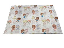 Vintage 1980's Hugga Bunch Baby Bedding Twin Flat Sheet Rare