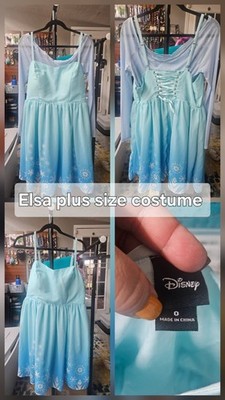 Plus Size 0 Disney Elsa Costume  Women's