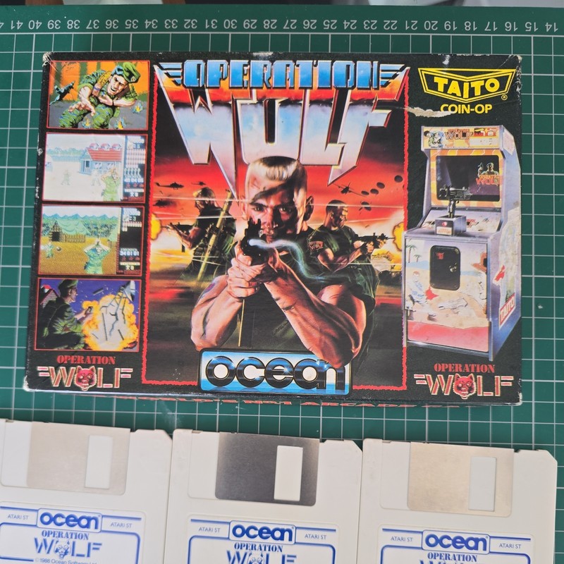 Operation Wolf Amiga 500 game Atari ST Ocean