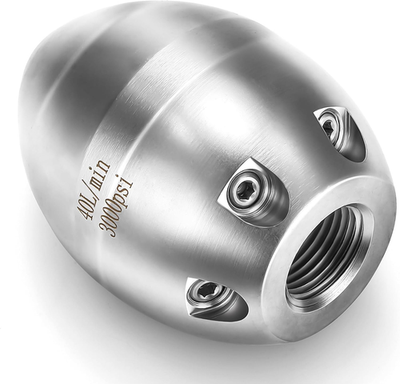 #ad 3 8” NPT Sewer Jetter Nozzle for Pressure Washer Stainless Steel Sewer Jet Nozz $66.30