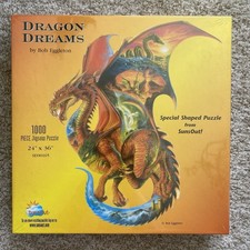 SunsOut Dragon Dreams 1000 Piece Jigsaw Puzzle by Bob Eggleton Mythical Fantasy