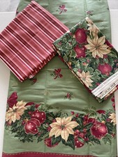 8 Yd Bundle Fabric Christmas Ornament  Poinsettia VIP Cranston Cotton Vintage