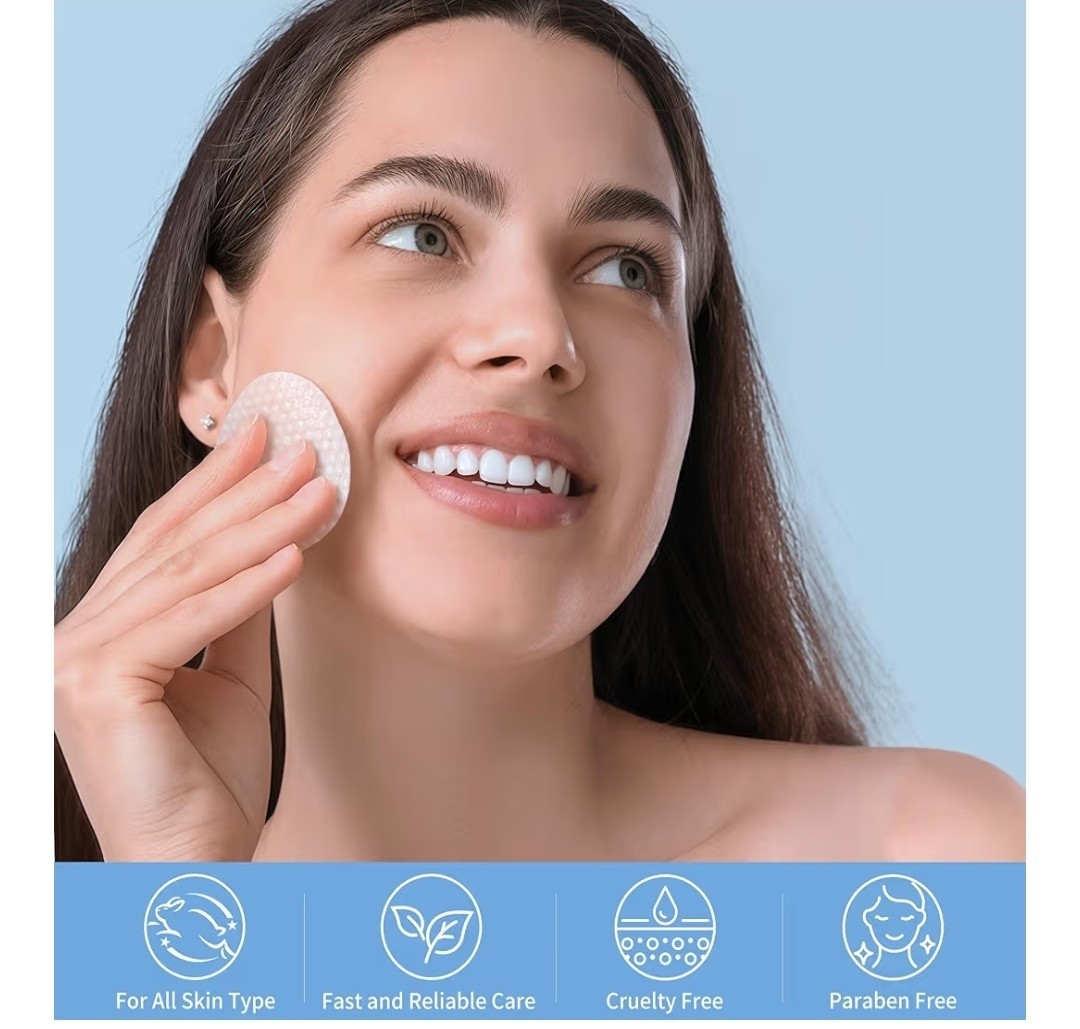 Glycolic Acid Pads Exfoliating Toner Pads for Facial Radiance Dual Action Gen...