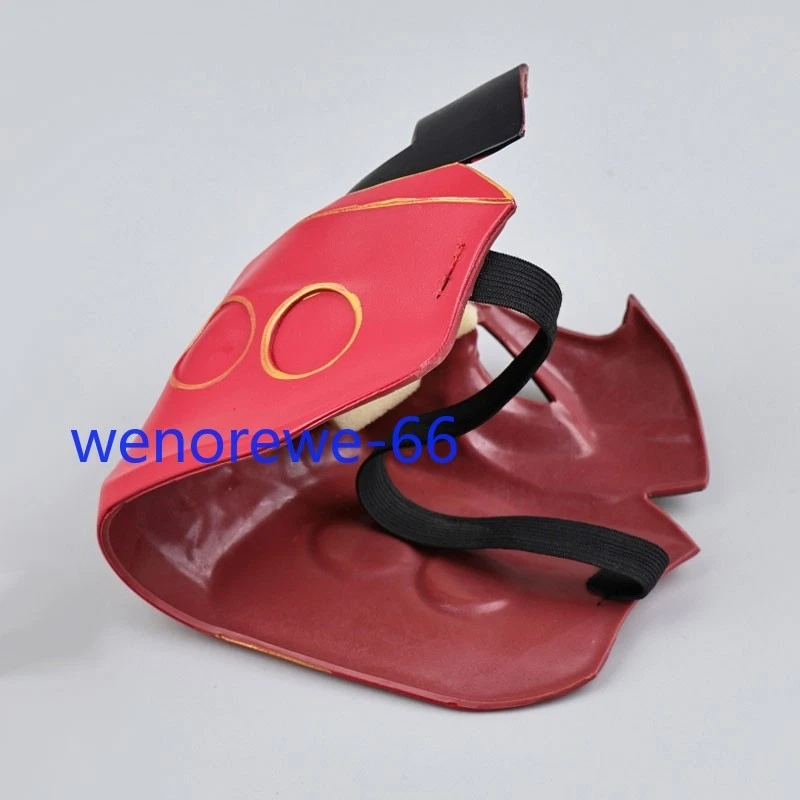 New Half Face Red Hood Mask Soft PVC Robin Batman Mask Halloween Cosplay Props - Image 3 of 4