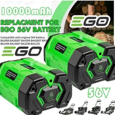 56V 10.0Ah For Genuine EGO BA5600T Power + 56V 12Ah Lithium Battery Replace