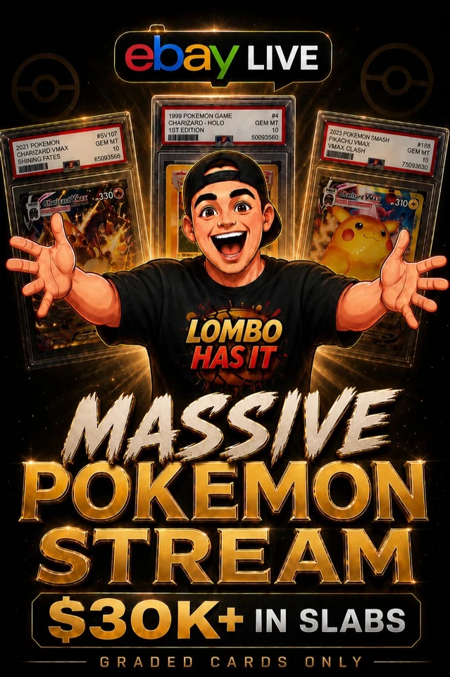 MASSIVE GRADED POKEMON ONLY STREAM! $30K+
