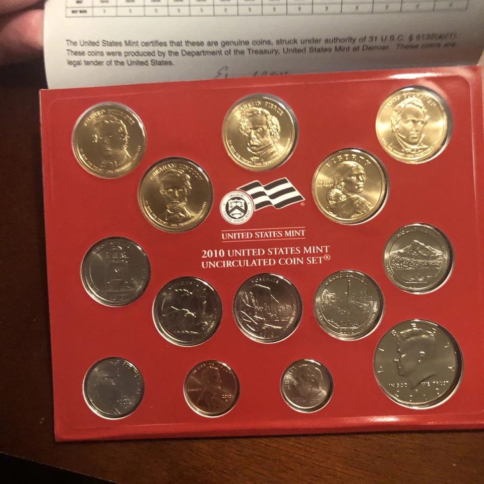 2010 Denver US Mint Uncirculated Coin Set (14 Total Coins!) - Image 3 of 4