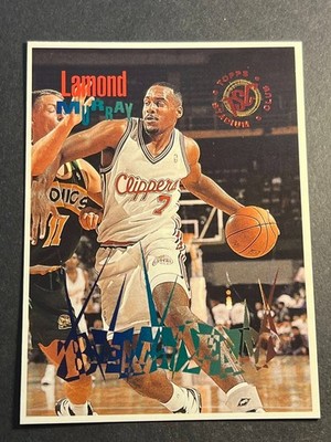 Box 18: 1994-95 Stadium Club BEAM TEAM WHITE BORDER PROOF Lamond Murray Clippers