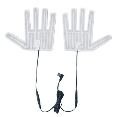 USB Beheizbares Handschuhkissen Winter Warm 5Finger Handschuhe Heizkissen Elektrisch1938