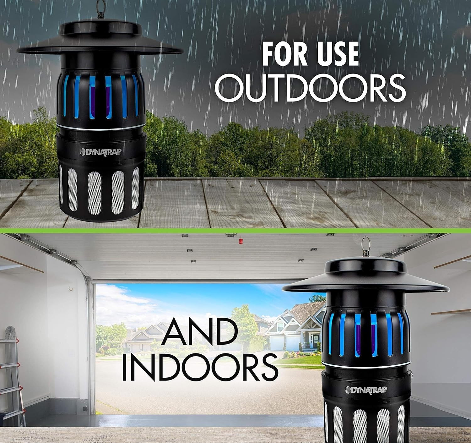 Dynatrap Indoor/Outdoor Electric Insect Trap Eliminator Zapper BLACK (DT1050SR)