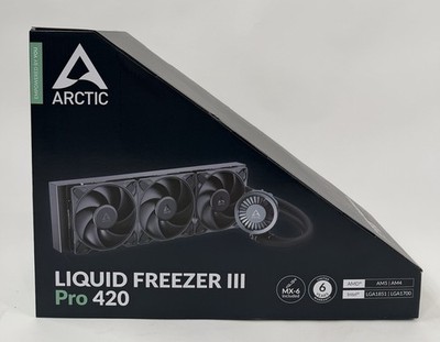 ARCTIC Liquid Freezer III Pro 420 black PC Water Cooler AIO Computer Cooling