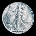 1943 Liberty Walking Silver Half Dollar