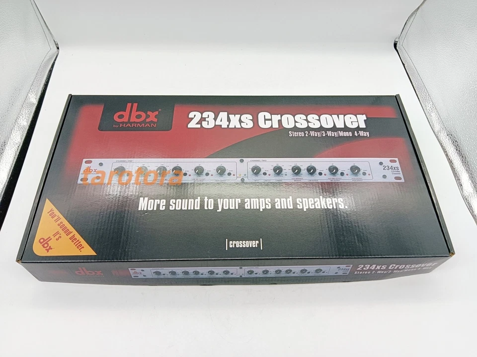 234xs dbx Estéreo 2/3 Vías/Mono 4 Vías Crossover con XLR Mono Sum Subwoofer Sub Salida Foto 2 de 4
