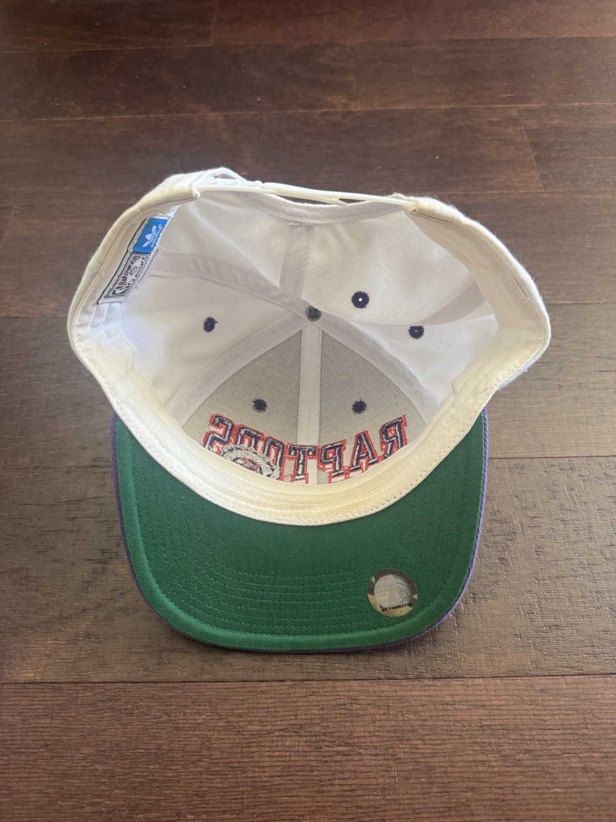 Lot Of 2 Vintage Toronto Raptors Snapback Cap Hat NBA Hardwood Classics Adidas thumbnail 6