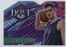 2024-25 Topps Finest Debut Purple X-Fractor /125 Zach Edey #D-10 oh4
