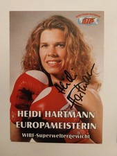 Heidi Hartmann Autogramm Signiert AK Boxen