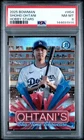 144691914 Shohei Ohtani 2025 Bowman #HS-4 Hobby Stars Chrome PSA 8