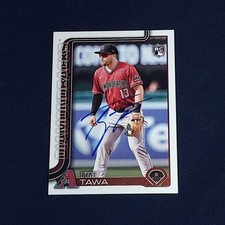 Tim Tawa Signed 2025 Topps Update Rookie Card #US287 Diamondbacks Autograph RC B