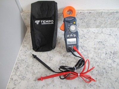 Tempo CMA-360B true rms clamp meter voltage tester w/case
