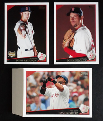 2009 Topps BOSTON RED SOX ~ 42 Card Team Set Series 1 & 2 with