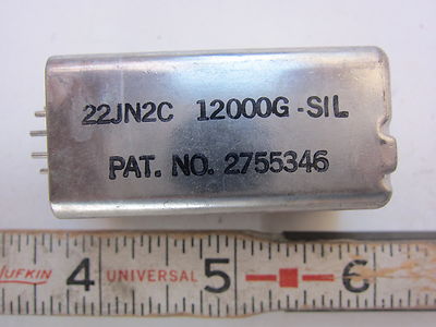 Sigma Instruments 22JN2C 12000G-SIL 9-Pin Relay, New