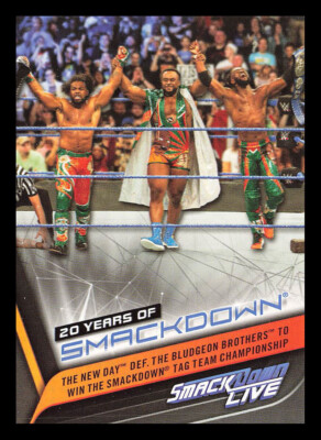 2019 WWE Smackdown Live 20 Years #SD-46 def. Bludgeon Bros Win Tag Team Belt