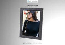 CORNICE LEGNO NERA PER FOTO POSTERS QUADRI PORTARITRATTO DA TAVOLO O PARETE