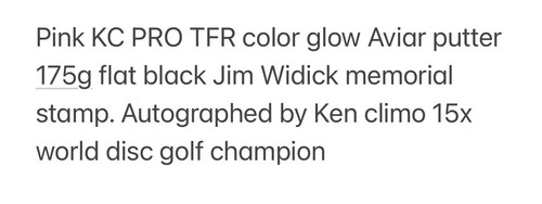 Innova disc golf KC Pro AVIARS Autographed by KEN Climo 15X disc golf champion - Picture 41 of 96