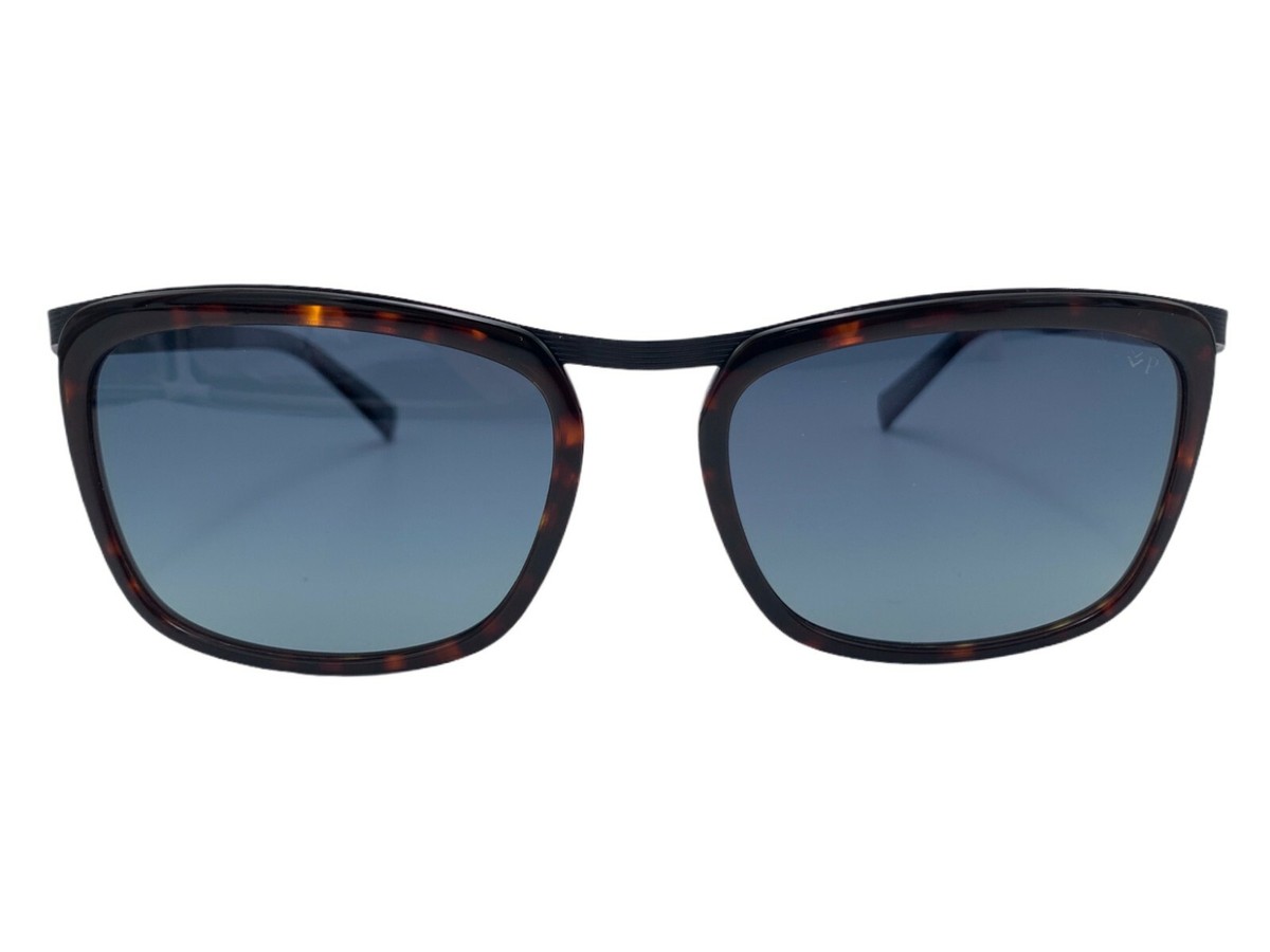 John Varvatos Hudson Sunglasses V520 56mm Dark Tortoise Blue