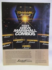 Marshall Combo Guitar Amps 4210 4104 4010 5210 5010 5005 1983 Vintage Print Ad